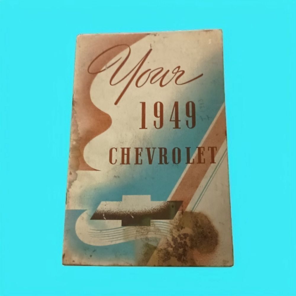 Your 1949 Chevrolet Original Owners Manual Booklet Paper Vintage Mid Century. C - Picture 13 of 14